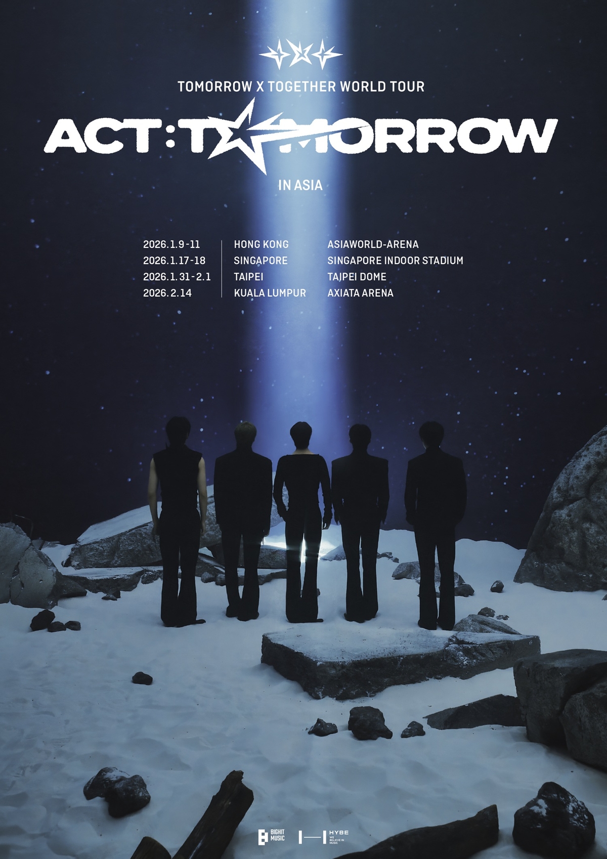 TOMORROW X TOGETHER (TXT) Begins World Tour Asia Performance in
