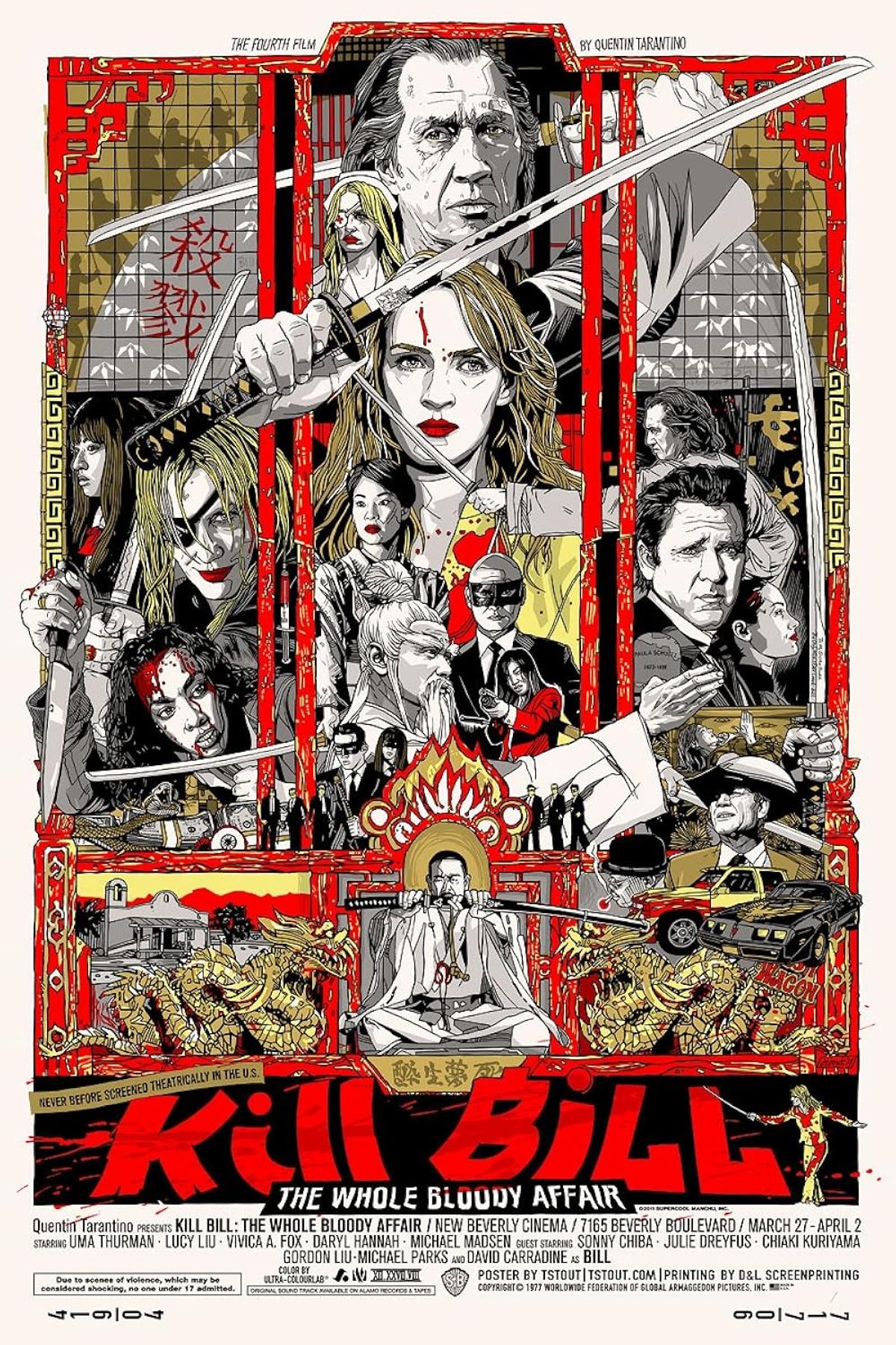 キルビル　映画　スタンディー　未開封　当時もの　非売品 タランティーノの『キル・ビル』2部作が一本の映画として帰ってくる