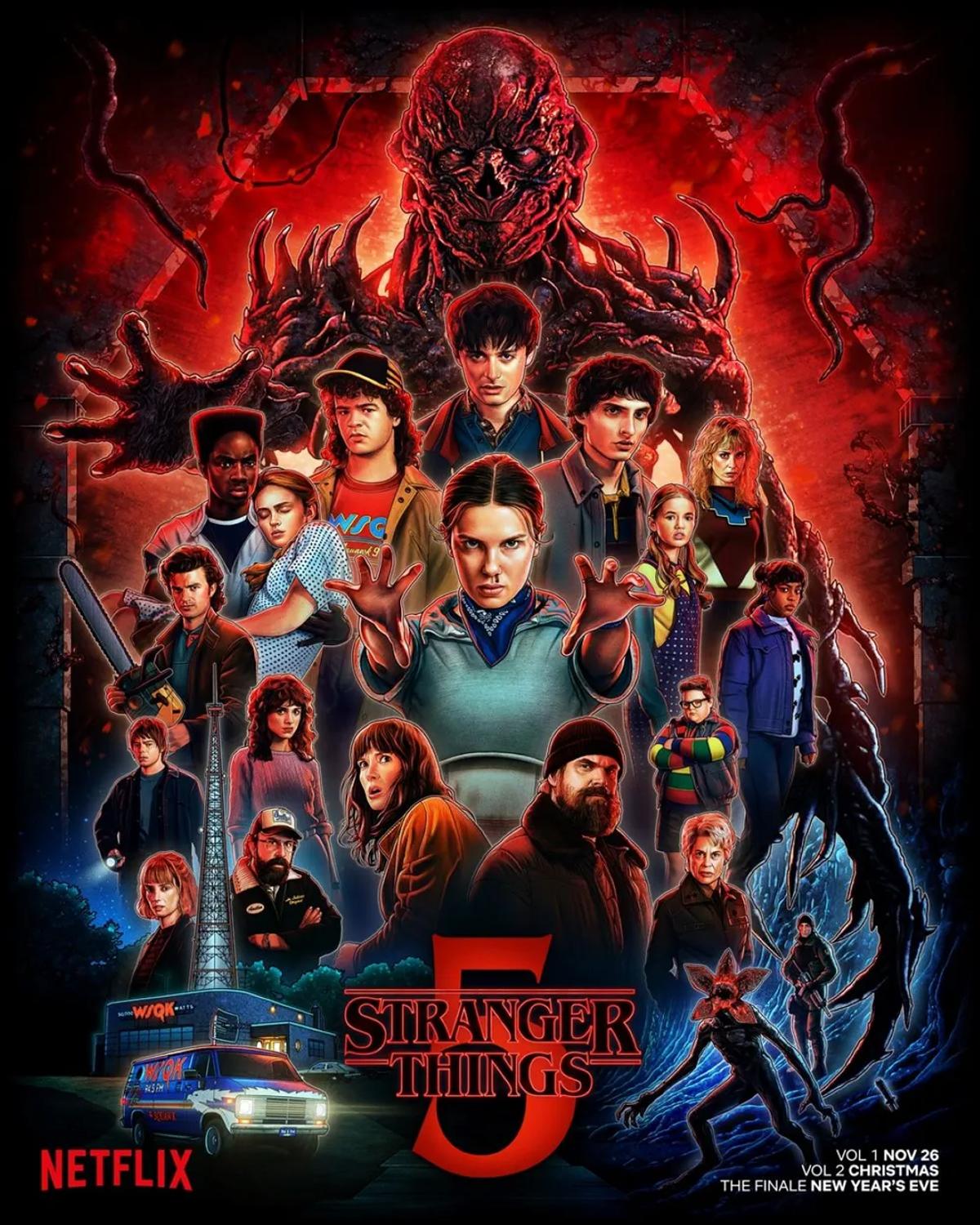 Netflixの『ストレンジャー・シングス 5』、最終シーズンは11月26日 