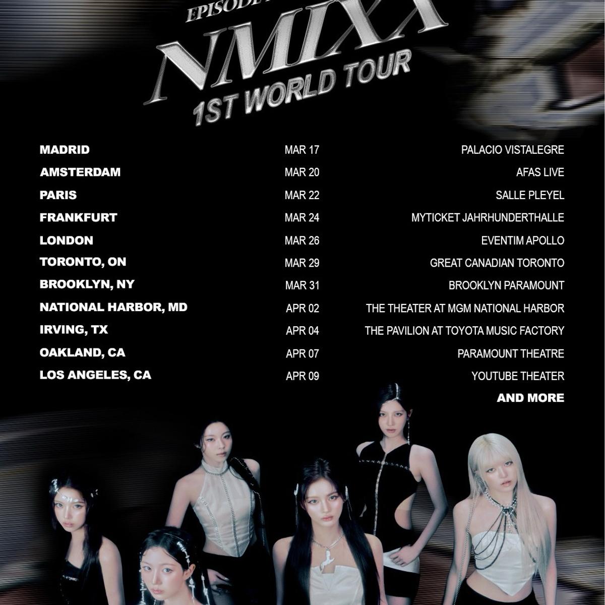 NMIXX WORLD TOUR アメリカ 入場特典 トレカ 6枚セツト c55a3e3d-8344-4906-9a1b-