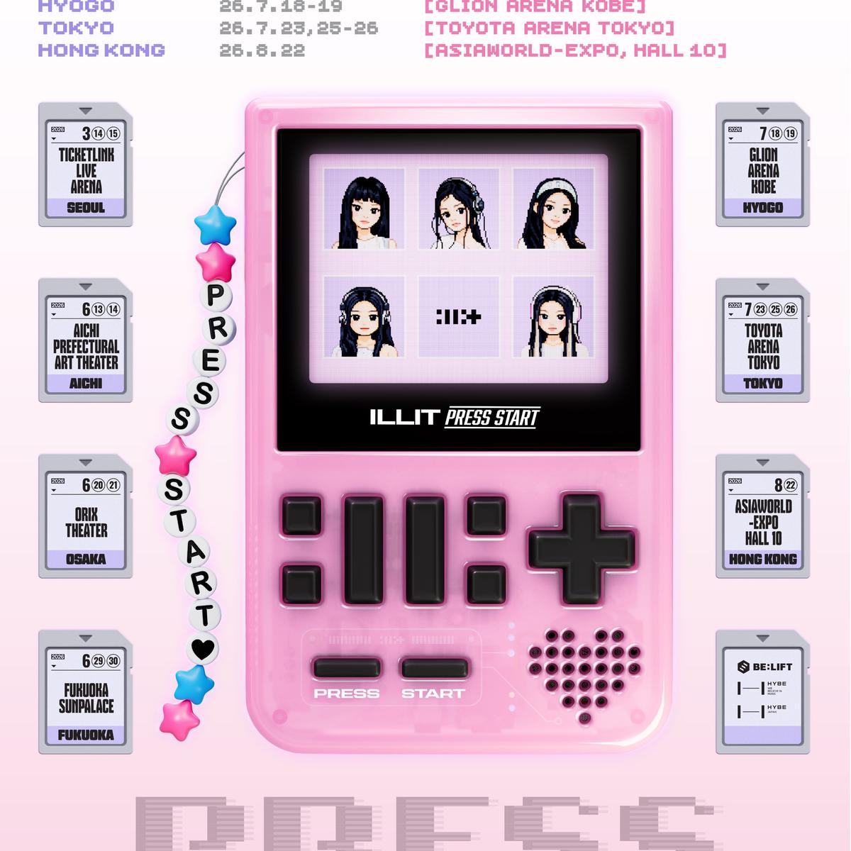 アイリット、初のツアー「PRESS START♥」開催 3月ソウルで「スタート」