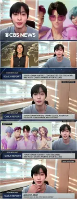 '케데헌 진우' 안효섭, 한국 배우 최초 CBS 뉴스 프라임타임 생중계 출연