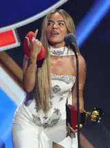 2025 Latin Grammy Awards Held... Bad Bunny and Karol G Shine on Stage