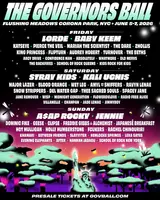 Governors Ball 2026 Lineup Announced, Lorde and Stray Kids Confirmed as Headliners