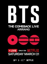 《BTS 回歸直播：ARIRANG》3月21日下午8時在Netflix直播！