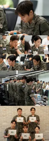 'Ten Million-Viewer Stars' Park Ji-hoon Starring 'The Legend of a Cooked-Officer' Script Reading Site Unveiled for the First Time, Filled With Passion