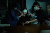 Entre deux tentatives pour réussir l’action d’‘Œil’ : Shin Min-a, Kim Nam-hee et Lee Seung-ryong à l’honneur dans des clichés des coulisses !