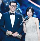 ヒョンビン×ソン・イェジン夫妻が並んで青龍男女主演賞を獲得