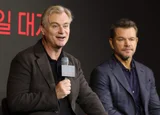 [Photo &] Christopher Nolan Makes His First Trip to Korea With New Film “Odyssey”… “I Fell in Love With Korean Salt Bread and Baseball” — Press Event With Charlize Theron and Matt Damon