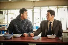 먹방 도전 정우성이 비운 국수는 몇 그릇? <강철비> 비하인드 14