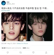 디카프리오와 차은우 얼굴을 합쳤더니 세상에 이런 일이&hellip;