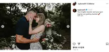 テイラー・スウィフト、トラビス・ケルシーと婚約発表！...「皆さんの英語の先生と体育の先生が結婚します」