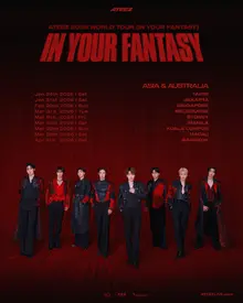 ATEEZ se rend en Asie et en Australie pour rencontrer ses fans