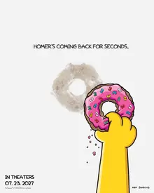 It Took 20 Years, 'The Simpsons Movie' Sequel Teaser Poster