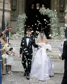 高級ブランド『ジバンシィ』創設者の子孫、韓国系女性と結婚…「今年最高の結婚式」