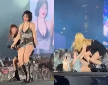 HyunA s'évanouit lors du concert de Waterbomb à Macao... 