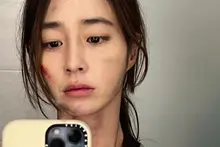 [Ảnh&] Lee Min-jung, mặt đầy vết bầm... hiện trường quay đêm của 'Villains'