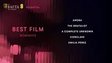 영국의 아카데미 BAFTA, 영화 부문 후보 공개