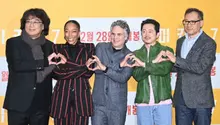 “로다주가 질투할 거야” 〈미키 17〉의 주역 나오미 애키, 마크 러팔로, 스티븐 연 내한 간담회 현장