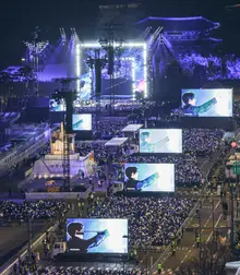 [Photo&] BTS, a Gwanghwamun concert bathed in violet light…“Arirang” delivered to the world