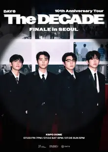 《10週年大紀錄》Day6，7月於KSPO Dome進行巡迴的最終回