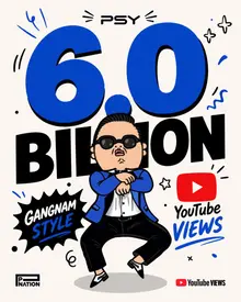 Psy atteint 6 milliards de vues avec « Gangnam Style », un record inédit sur YouTube pour le K-pop