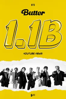 El fenómeno de BTS es eterno… el videoclip de «Butter» supera los 1100 millones de visitas en YouTube