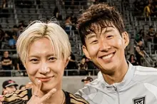 Taemin, talismán de la victoria: encuentro de lujo con Son Heung-min en el LAFC y ceremonia de saque inicial