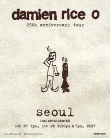 Damien Rice to Play Korea Next February for 25th Anniversary of Legendary Album 'O'
