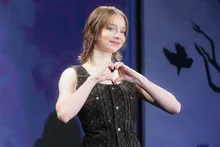 【現場照片】Netflix系列《星期三》第二季來韓記者會出席的艾瑪·邁爾斯