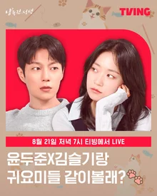 Yoon Doo-joon X Kim Seul-gi Watch the Drama Together.. 'The Catstody War', Live Real-Time Fan Interaction