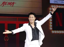 [On-site Photo] Jin Seon-kyu, Exciting Netflix 'AEMA' Production Presentation Site!