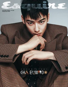 Masculinity Exuding with Short Hair, Cha Eun-woo's Last Photoshoot Before Enlistment