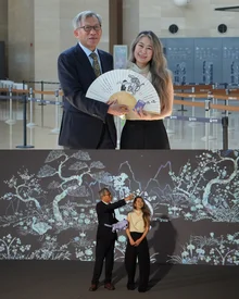 《K-POP 鬼怪獵人》導演梅姬·康，造訪國立中央博物館..「吼吼老虎」 「半可思像」 「月亮罐」欣賞