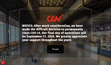 CJ CGV Completely Withdraws from U.S. Theater Business After 15 Years