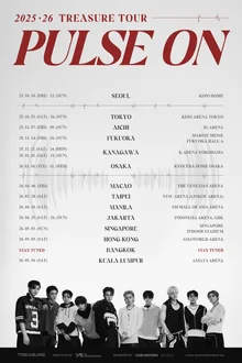 TREASURE ‘PULSE ON’ Asia Tour Schedule Confirmed!