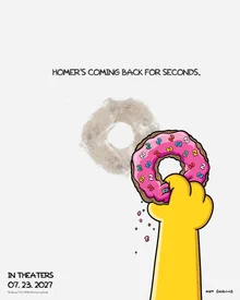It Took 20 Years, 'The Simpsons Movie' Sequel Teaser Poster