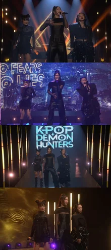 진짜 '헌트릭스' 떴다! 이재·오드리 누나·레이 아미, '골든' 첫 라이브 선보여