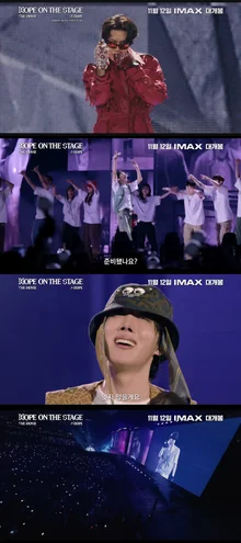 《J-Hope巡演‘希望在舞台上’電影》IMAX預告片公開