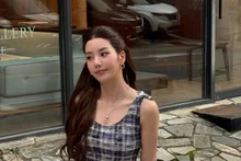 [Photo &] 'Star Daily Life' Kwon Eun-bi Reveals Perfect Silhouette in Sleeveless Dress