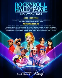 布蘭迪·卡萊爾、Doja Cat、艾爾頓·約翰、奧利維亞·羅德里戈等齊聚一堂.. '2025搖滾名人堂入選典禮'，可在Disney+觀看