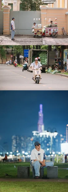 在街頭坐著的李光洙？電影《我獨自當王子》，街頭劇照公開