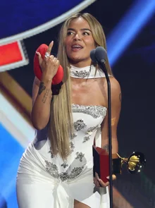 2025 Latin Grammy Awards Held... Bad Bunny and Karol G Shine on Stage