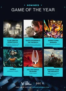Isn't the GOTY 33 Anyway? 'The Game Awards' Announces This Year's Nominees