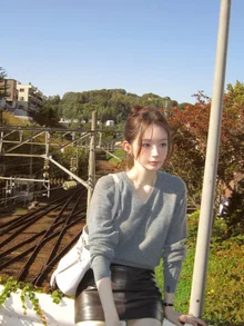 [Photo &] Davichi Kang Min-kyung's Neighborhood Walk, Autumn~