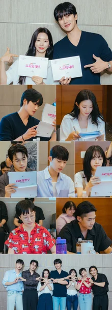 Ahn Bo-hyun and Lee Joo-bin Star in 'Spring Fever', Script Reading Scene Revealed