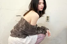 [Photo &] Han So-hee's Photoshoot Behind the Scenes, The Avant-Garde Charm of Tattoo Stockings