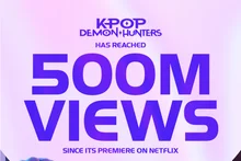 Ajout d'un autre record~ 'K-Pop Demon Hunters' dépasse 500 millions de vues
