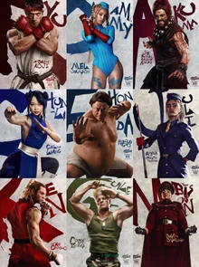 Adogen! Street Fighter Live-Action Movie Character Posters Released