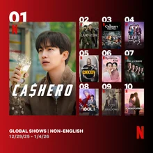 Netflix 1位席捲的《Cashero》·《大洪水》... K-內容全球排行榜佔領